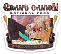 Grand Canyon Skeletons Sticker